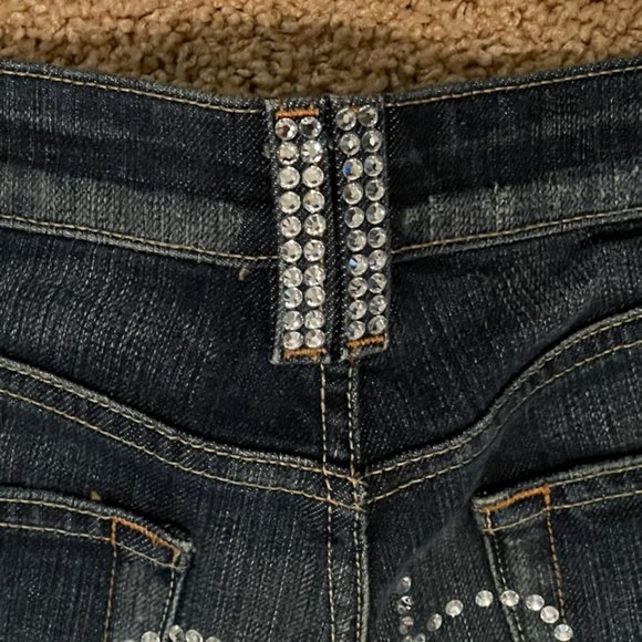 Bebe Rhinestone Crystal jeans - Picture 5 of 16